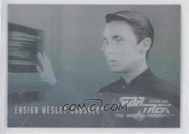 1996 SkyBox Star Trek The Next Generation Season 4 - Holograms #HG8 - Ensign Wesley Crusher [EX to NM]