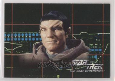 1996 SkyBox Star Trek The Next Generation Season 5 - [Base] #422 - Mission Chronology - Picard in Romulan Disguise [EX to NM]