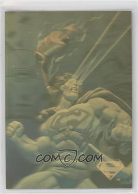 1996 Skybox Superman Holo Series - [Base] - Gold #9 - Looking Hot!