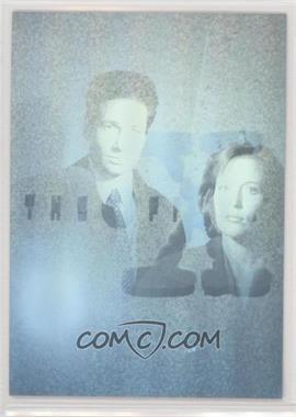 1996 Topps The X Files Season 2 - 3-D Holograms #X1 - Agents Mulder & Scully