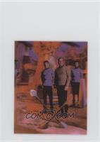 Captain Kirk, Spock, Uhura