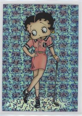 1997 Krome Betty Boop Series 3 Chromium - [Base] - Sparkle Chrome Sticker #26 - Betty Boop