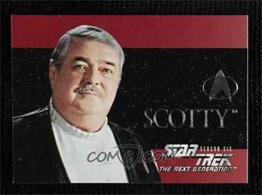 1997 SkyBox Star Trek: The Next Generation Season 6 - Foil Embossed #S34 - Scotty