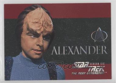 1997 SkyBox Star Trek: The Next Generation Season 6 - Foil Embossed #S35 - Alexander