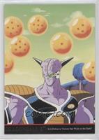 Ginyu delivers the Dragon Balls to Frieza…