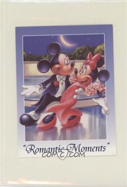 1998 Bradford Exchange Disney Mickey & Minnie Romantic Moments Plate Cards - [Base] #MOTA - Moonlight Tango