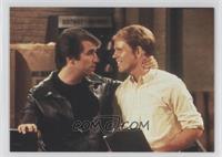 Fonzie and Richie Cunningham