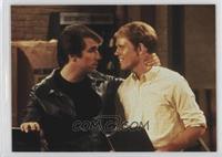 Fonzie and Richie Cunningham