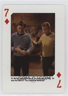 1998 Holye Star Trek the Original Series Playing Cards - [Base] #7D - Captain Kirk, Dr. Leonard McCoy