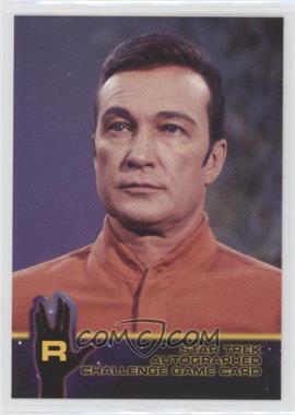 1998 SkyBox Star Trek: The Original Series Season 2 - Autograph Challenge Game Cards #R - R