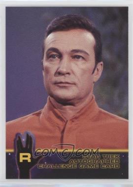 1998 SkyBox Star Trek: The Original Series Season 2 - Autograph Challenge Game Cards #R - R