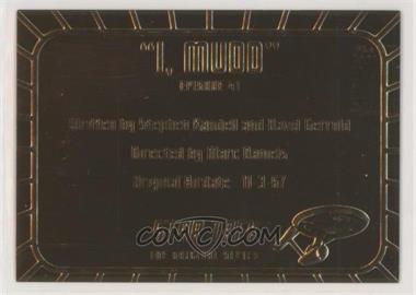 1998 SkyBox Star Trek: The Original Series Season 2 - Gold Plaques #G41 - "I, Mudd" [EX to NM]