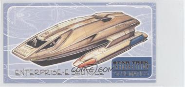 1998 Skybox Star Trek Insurrection - Schematics #S-4 - Enterprise-E Shuttle