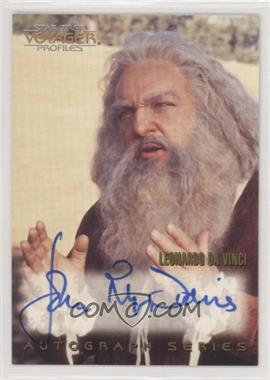 1998 Skybox Star Trek Voyager: Profiles - Autographs #A19 - John Rhys-Davies as Leonardo Da Vinci