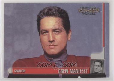 1998 Skybox Star Trek Voyager: Profiles - [Base] #10 - Crew Manifest - Chakotay [EX to NM]