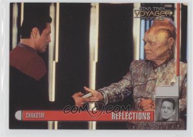 1998 Skybox Star Trek Voyager: Profiles - [Base] #17 - Reflections - Chakotay