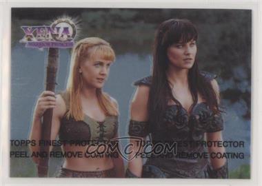 1998 Topps Xena: Warrior Princess Series 2 - Finest Xena-Chrome #XC5 - Gabrielle, Xena