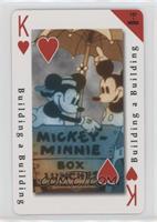 Playing Cards - Mickey Mouse, Minnie Mouse (Building a Building)