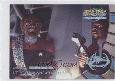 1999 Skybox Star Trek Deep Space Nine: Memories from the Future - Greatest Legends #L7 - Lt. Commander Worf