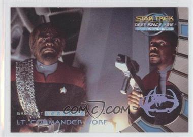 1999 Skybox Star Trek Deep Space Nine: Memories from the Future - Greatest Legends #L7 - Lt. Commander Worf