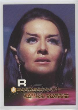 1999 Skybox Star Trek: The Original Series Season 3 - Autograph Challenge Game Cards #R - Romulan