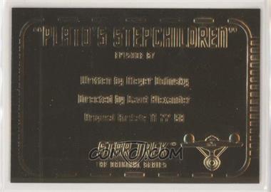 1999 Skybox Star Trek: The Original Series Season 3 - Gold Plaques #G67 - "Plato's Stepchildren"