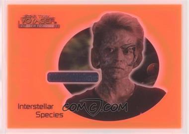 1999 Skybox Star Trek Voyager: Closer to Home - Interstellar Species Glow - Orange #IS5 - Mimetic Lifeforms