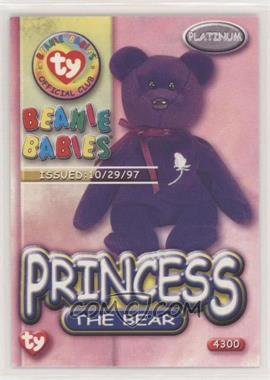 1999 Ty Beanie Babies Platinum Edition - [Base] #4300 - Princess the Bear