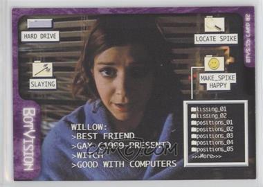 2001 Inkworks Buffy the Vampire Slayer Season 5 - [Base] #82 - Bot Vision - Willow