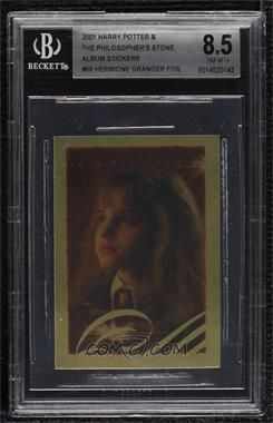 2001 Panini Harry Potter and the Philosopher's Stone Album Stickers - [Base] #69 - Hermione portrait (Gold Foil) [BGS 8.5 NM‑MT+]