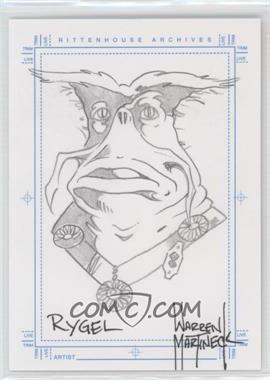 2001 Rittenhouse Farscape in Motion - SketchaFEX Sketch Cards #_WAMA - Warren Martineck