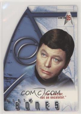 2001 Rittenhouse Star Trek: 35 - Best of Bones #BB5 - Dr. "Bones" McCoy