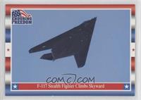 F-117 Stealth Fighter Climbs Skyward