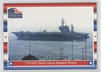 USS Kitty Hawk Leaves Japanese Waters