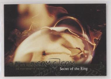 2001 Topps The Lord of the Rings: The Fellowship of the Ring - [Base] #28 - Secret of the Ring
