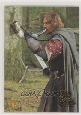 2001 Topps The Lord of the Rings: The Fellowship of the Ring - Puzzle Stickers #2 - Boromir