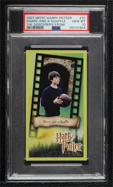 2001 Wizards of the Coast Harry Potter and the Sorcerer's Stone - [Base] #57 - Harry and a Quaffle [PSA 10 GEM MT]
