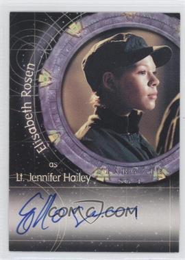 2002-03 Rittenhouse Stargate SG-1 Season 5 - Autographs #A23 - Elisabeth Rosen as Lt. Jennifer Hailey