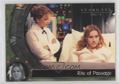 2002-03 Rittenhouse Stargate SG-1 Season 5 - [Base] #19 - Rite of Passage - Cassandra was 12 years old when...