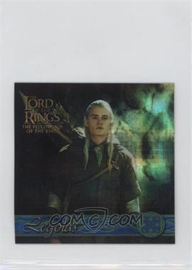2002 Artbox Lord of the Rings: The Fellowship of the Ring Action Flipz - Chromium Stickers - Mosaic Holo #10 - Legolas