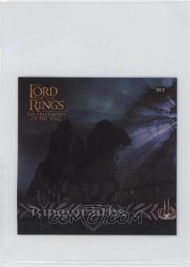 2002 Artbox Lord of the Rings: The Fellowship of the Ring Action Flipz - Chromium Stickers #20 - Ringwraiths