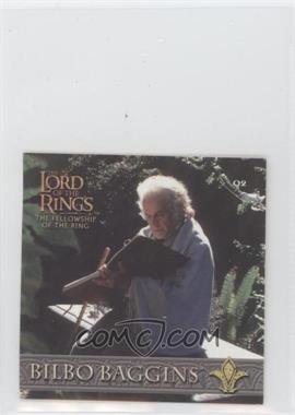 2002 Artbox Lord of the Rings: The Fellowship of the Ring Action Flipz - Stickers #02 - Bilbo Baggins