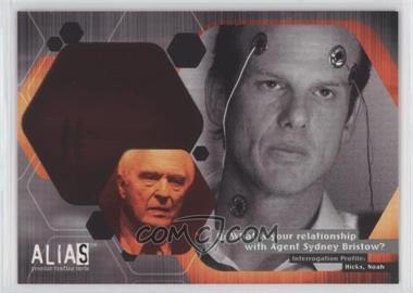 2002 Inkworks Alias Season 1 - Double Agent Heat-Sensitive Cards #D6 - Noah Hicks