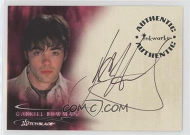 2002 Inkworks Witchblade Season 1 - Autographs #A6 - John Hensley as Gabriel Bowman