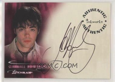 2002 Inkworks Witchblade Season 1 - Autographs #A6 - John Hensley as Gabriel Bowman