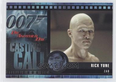 2002 Rittenhouse James Bond: Die Another Day - Casting Call #C5 - Rick Yune as Zao