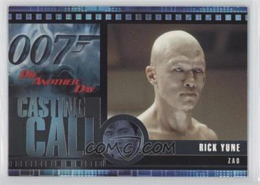 2002 Rittenhouse James Bond: Die Another Day - Casting Call #C5 - Rick Yune as Zao