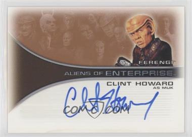 2002 Rittenhouse Star Trek: Enterprise Season One - Aliens of Enterprise Autographs #AA1 - Clint Howard as Muk