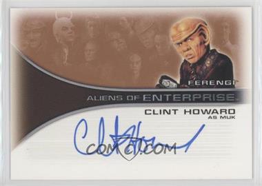 2002 Rittenhouse Star Trek: Enterprise Season One - Aliens of Enterprise Autographs #AA1 - Clint Howard as Muk