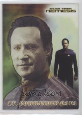 2002 Rittenhouse Star Trek: Nemesis - Casting Call Cel Cards #CC2 - Brent Spiner as Lt. Commander Data